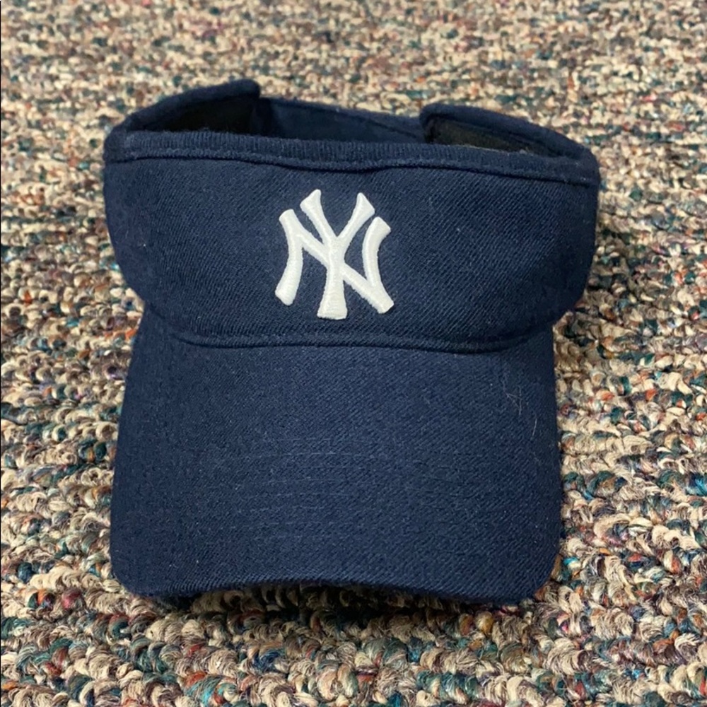 Navy Blue Yankee Visor